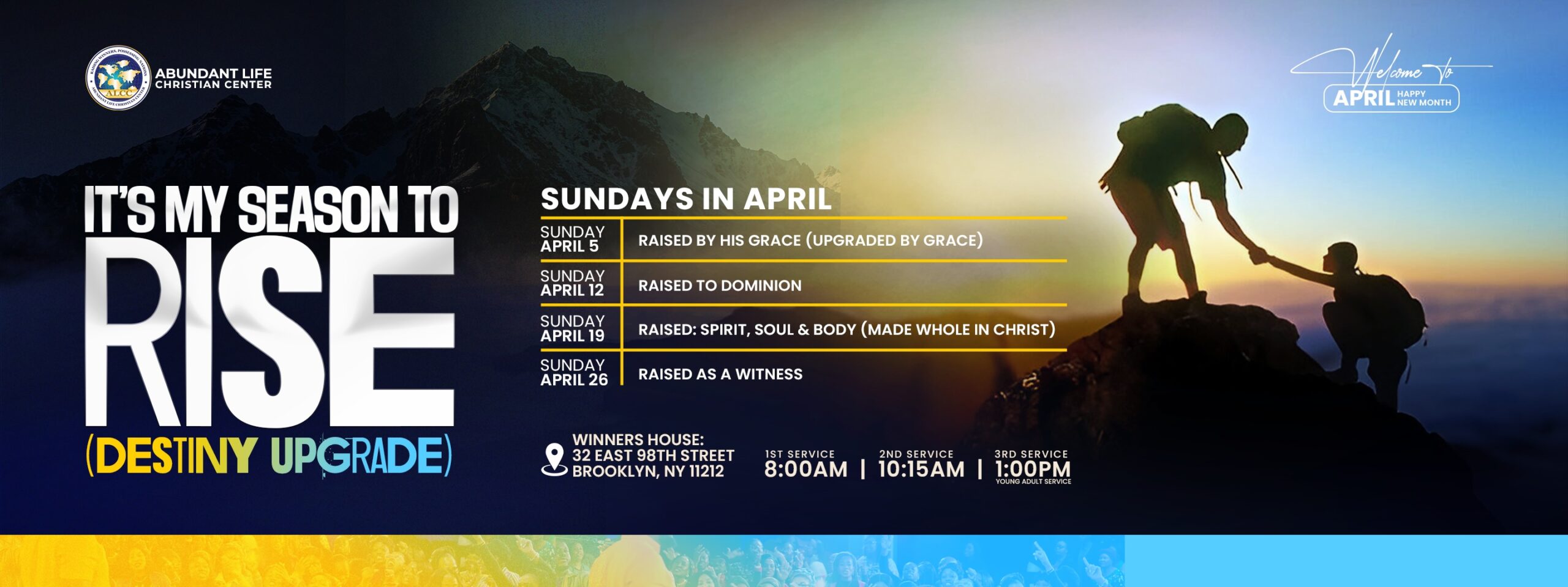 APRIL THEME - WEBSITE FLYER